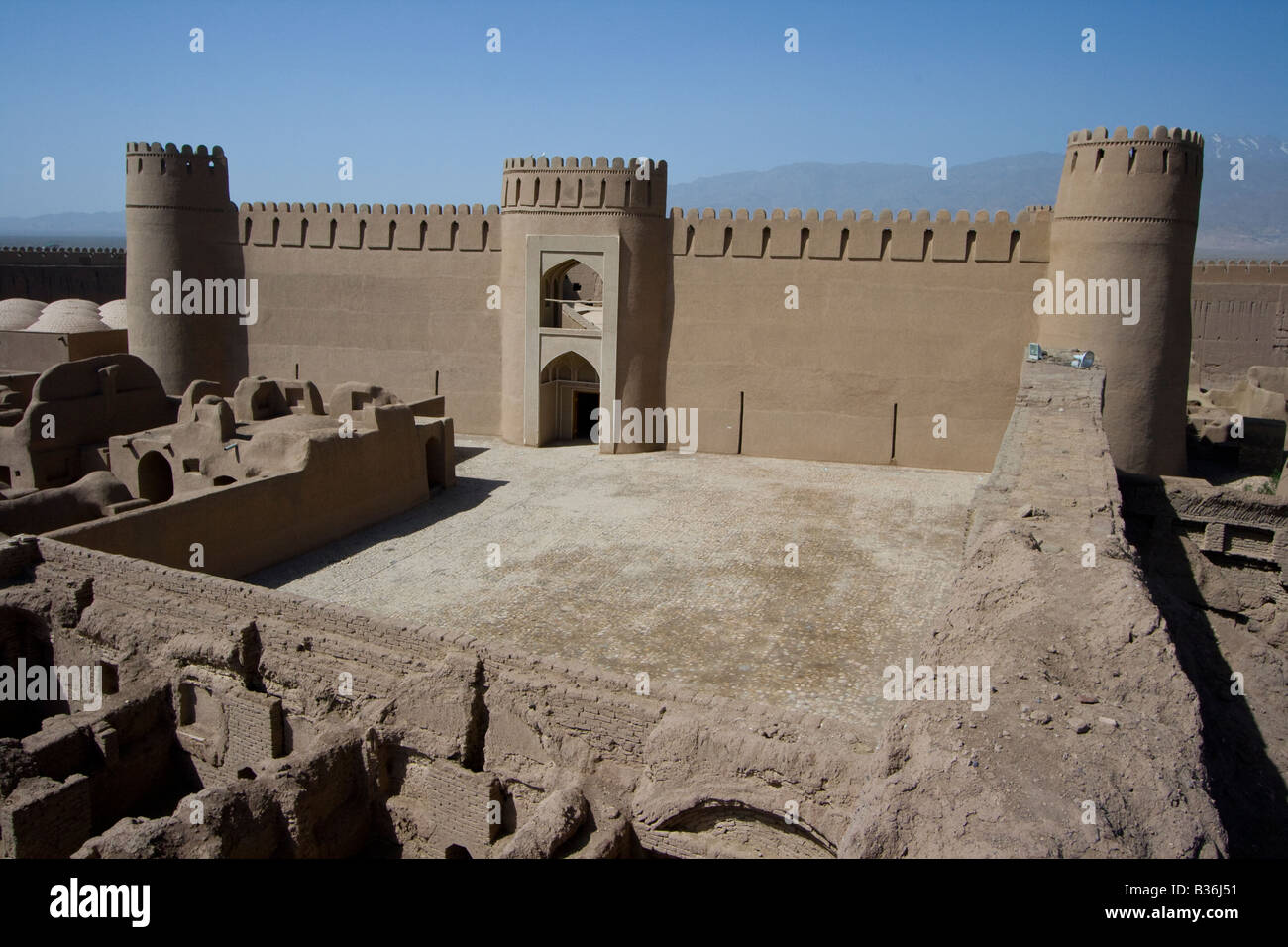 Zitadelle in Arg E Rayen im Iran Stockfoto