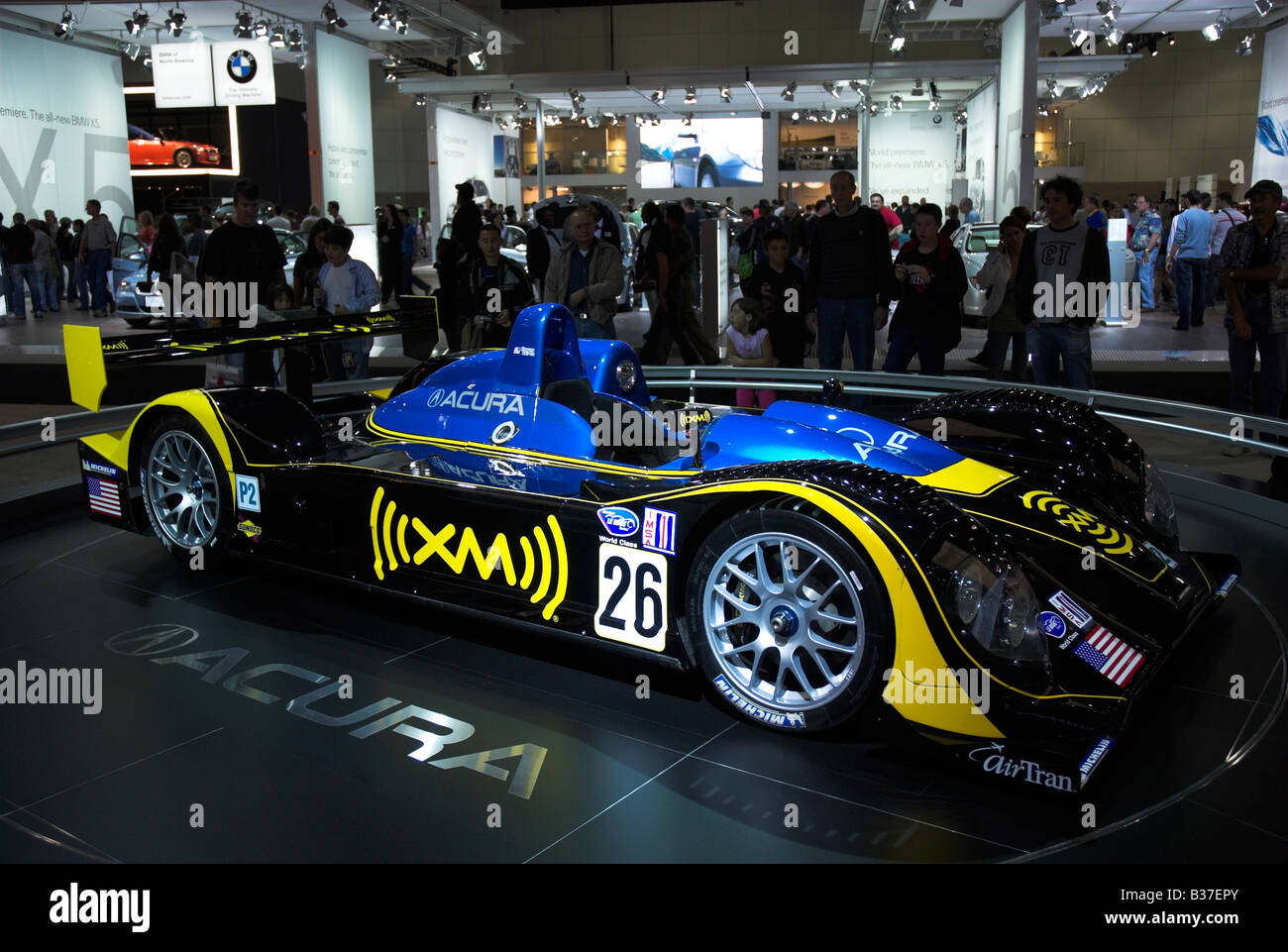 Das Acura American LeMans-Auto auf der 2006 gezeigt werden LA Auto show Stockfoto