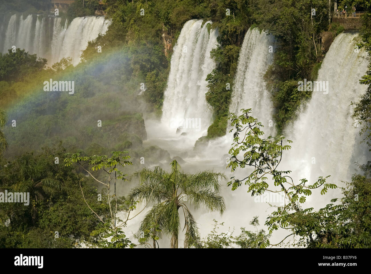 Iguacu Wasserfälle, Brasilien Argentinien Grenze Stockfoto
