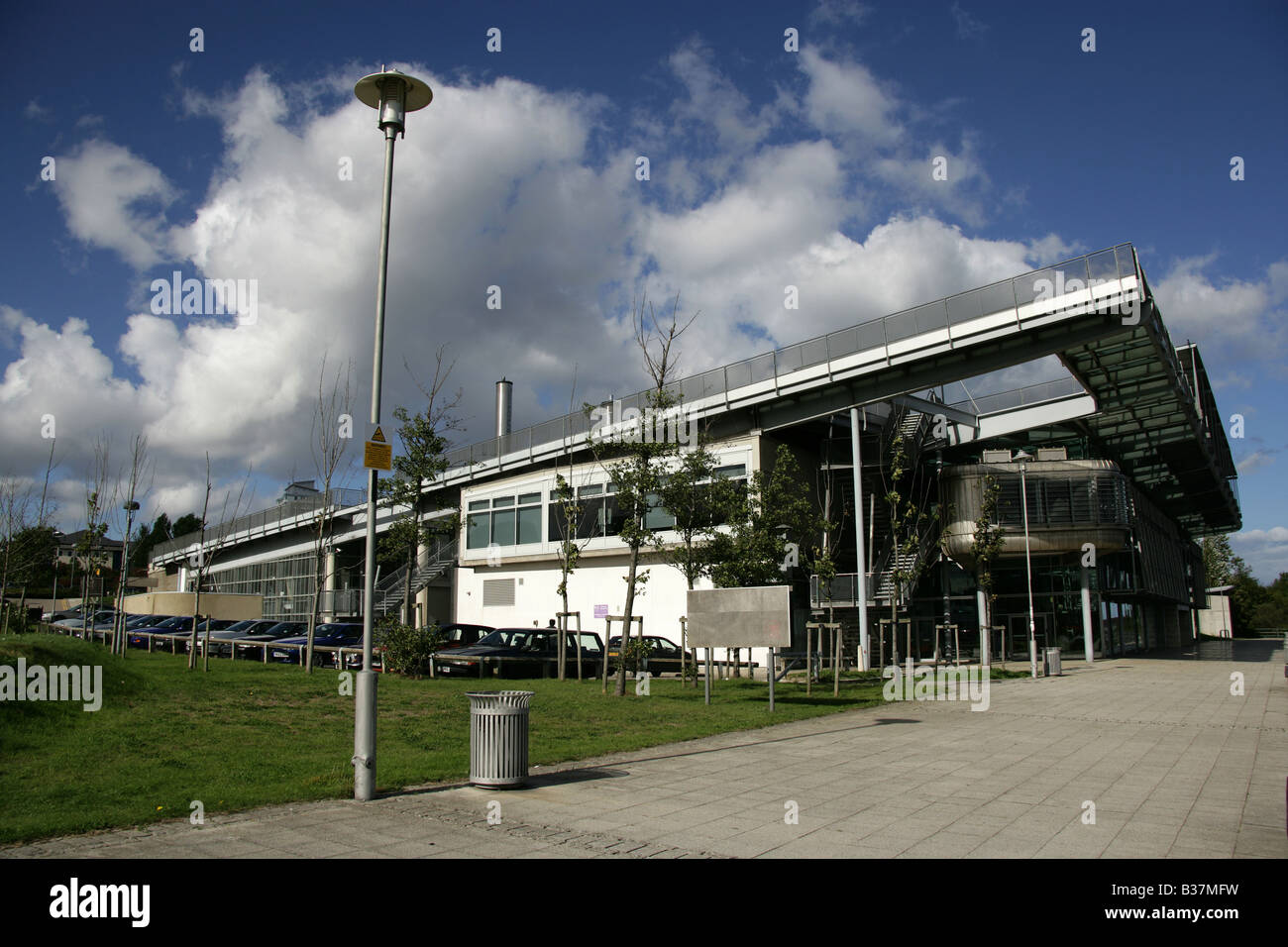 City of Sunderland, England. Glas und Stahl konstruiert National Glass Centre befindet sich am nördlichen Ufer des Flusses Wear. Stockfoto