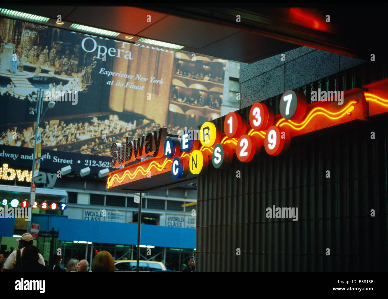 42nd Street Subway Stockfoto