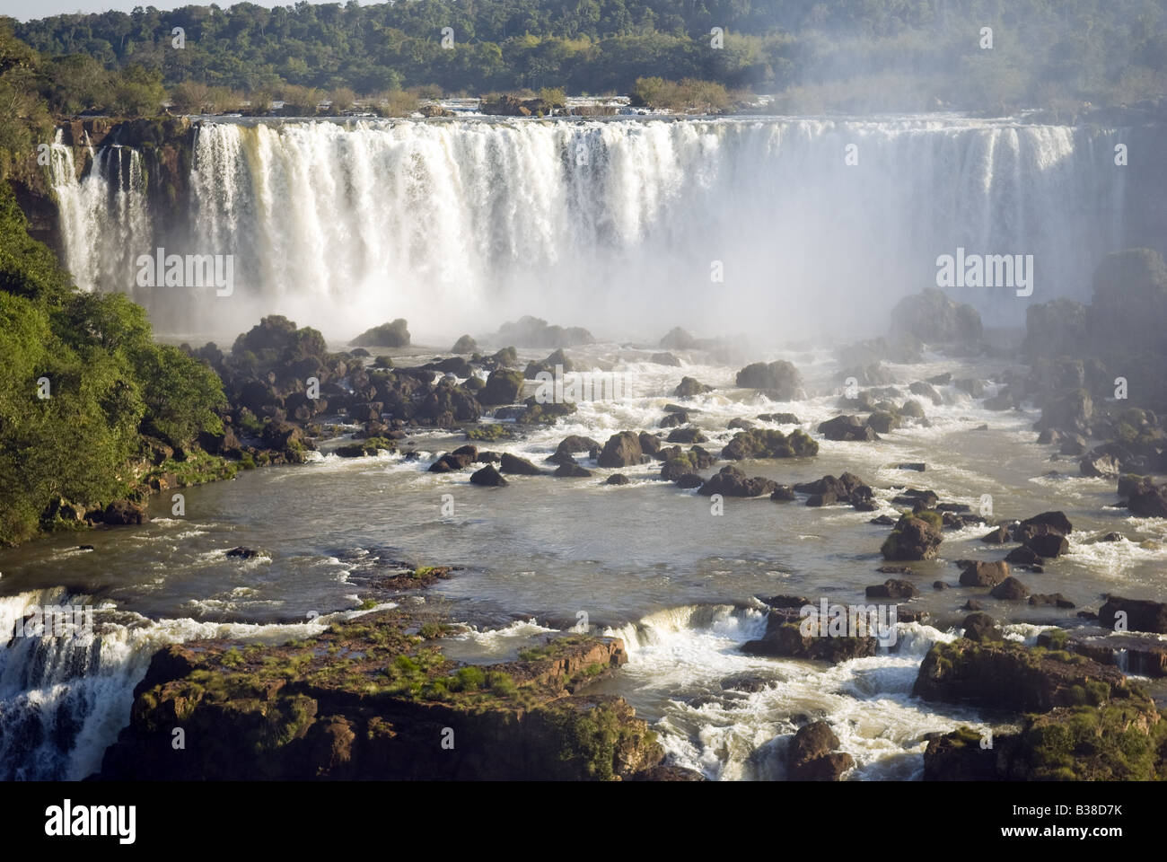 Iguazu Wasserfälle, Brasilien Argentinien Grenze Stockfoto