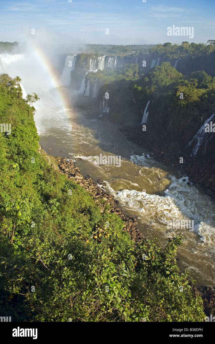 Iguacu Wasserfälle, Brasilien Argentinien Grenze Stockfoto