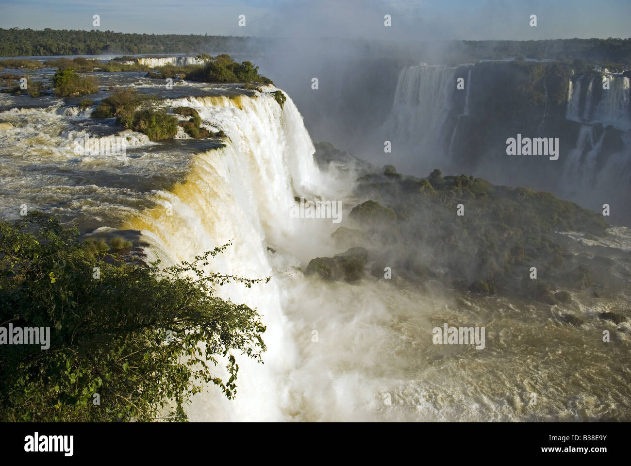 Iguacu Wasserfälle, Brasilien Argentinien Grenze Stockfoto