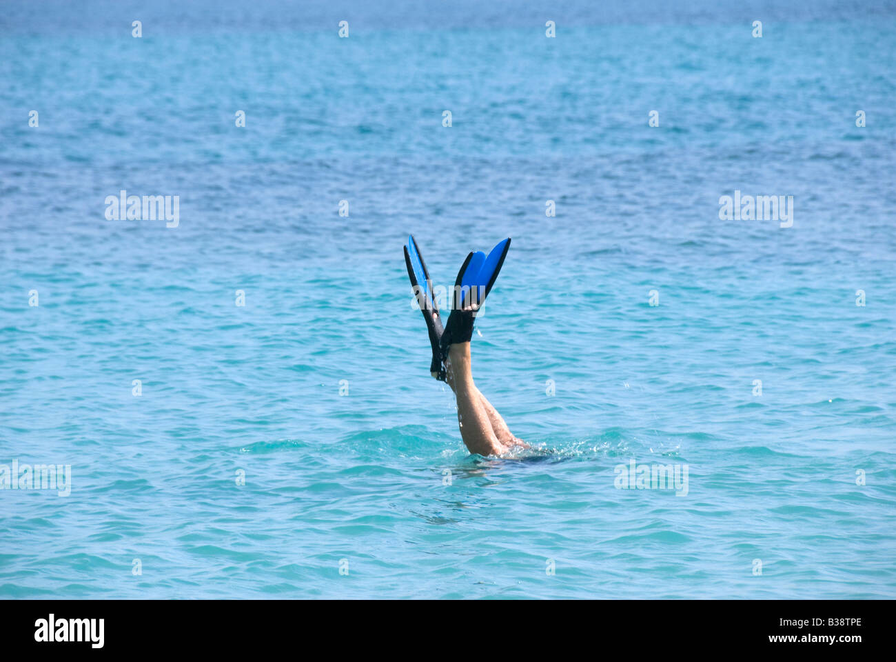 Entspannen im Meer Stockfoto