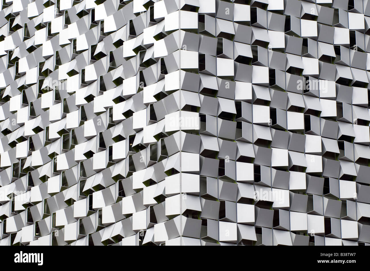 "Q-Park", das neue Multi-Geschichte-Auto parken auf Arundel Gate in Sheffield "Great Britain" Stockfoto