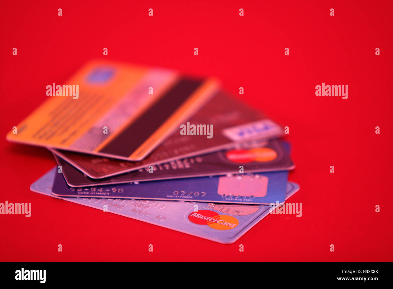 Kreditkarten Stockfoto
