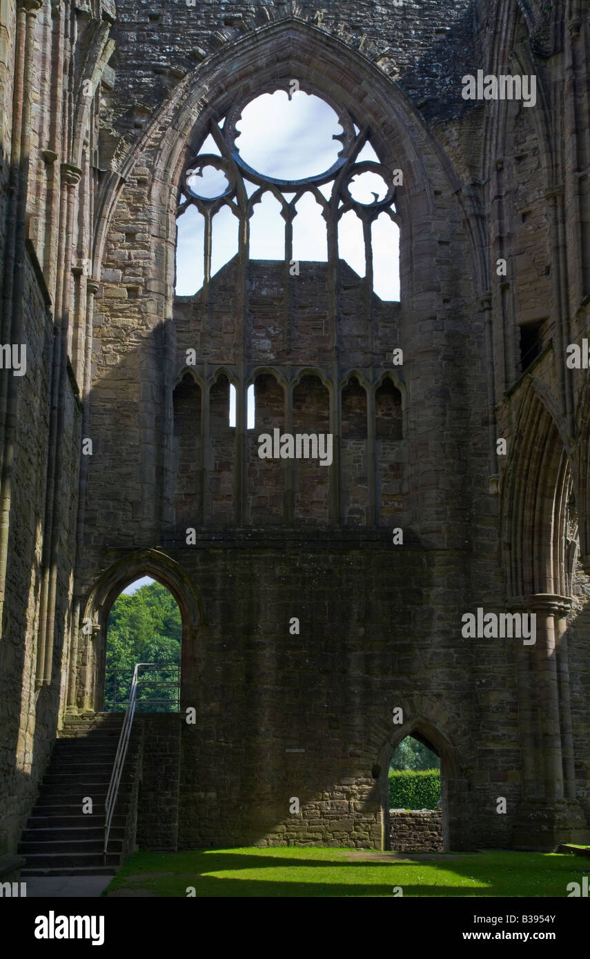 Tintern Abbey Tintern Wye Valley Stockfoto