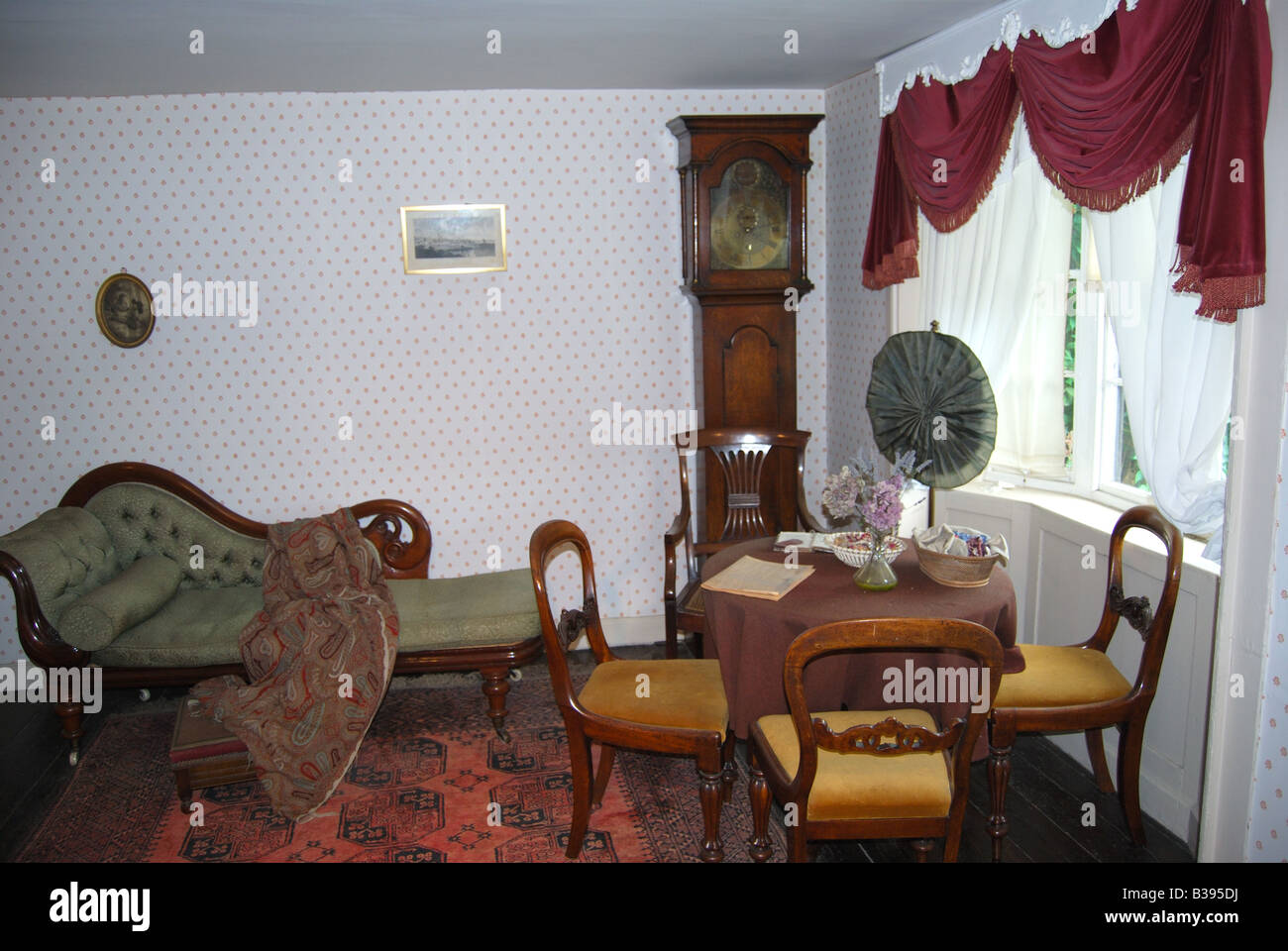 Betsey Trotwood Stube, Dickens House Museum, Victoria Parade, Broadstairs, Kent, England, Vereinigtes Königreich Stockfoto