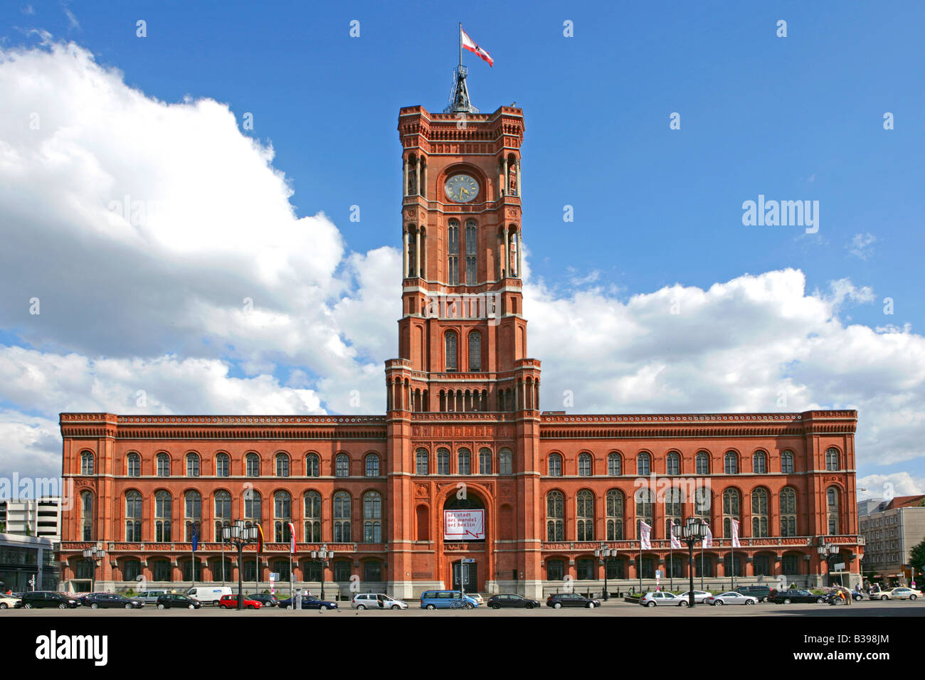 Deutschland Berlin Das Rote Rathaus Deutschland Berliner Roten Rathaus Stockfotografie Alamy