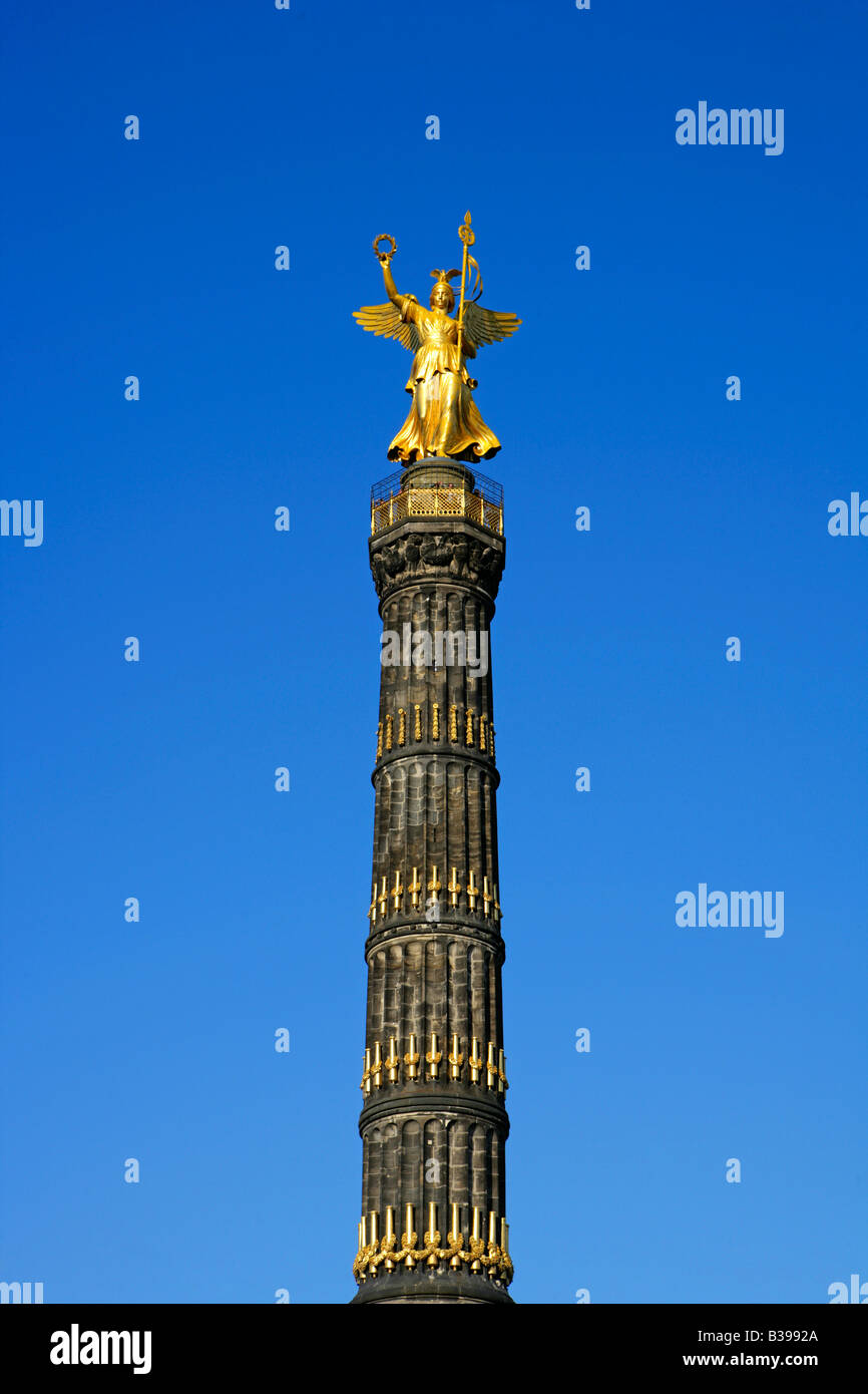 Deutschland, Berlin, Siegessäule, Siegessäule in Berlin, Deutschland Stockfoto