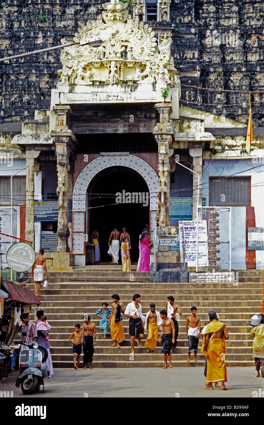 1161 Padmanabhaswamy Tempel Trivandrum Kerela Staat Indien Stockfoto