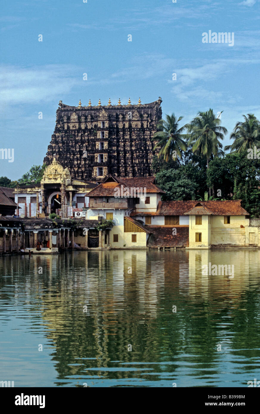 1163 Padmanabhaswamy Tempel Trivandrum Kerela Staat Indien Stockfoto
