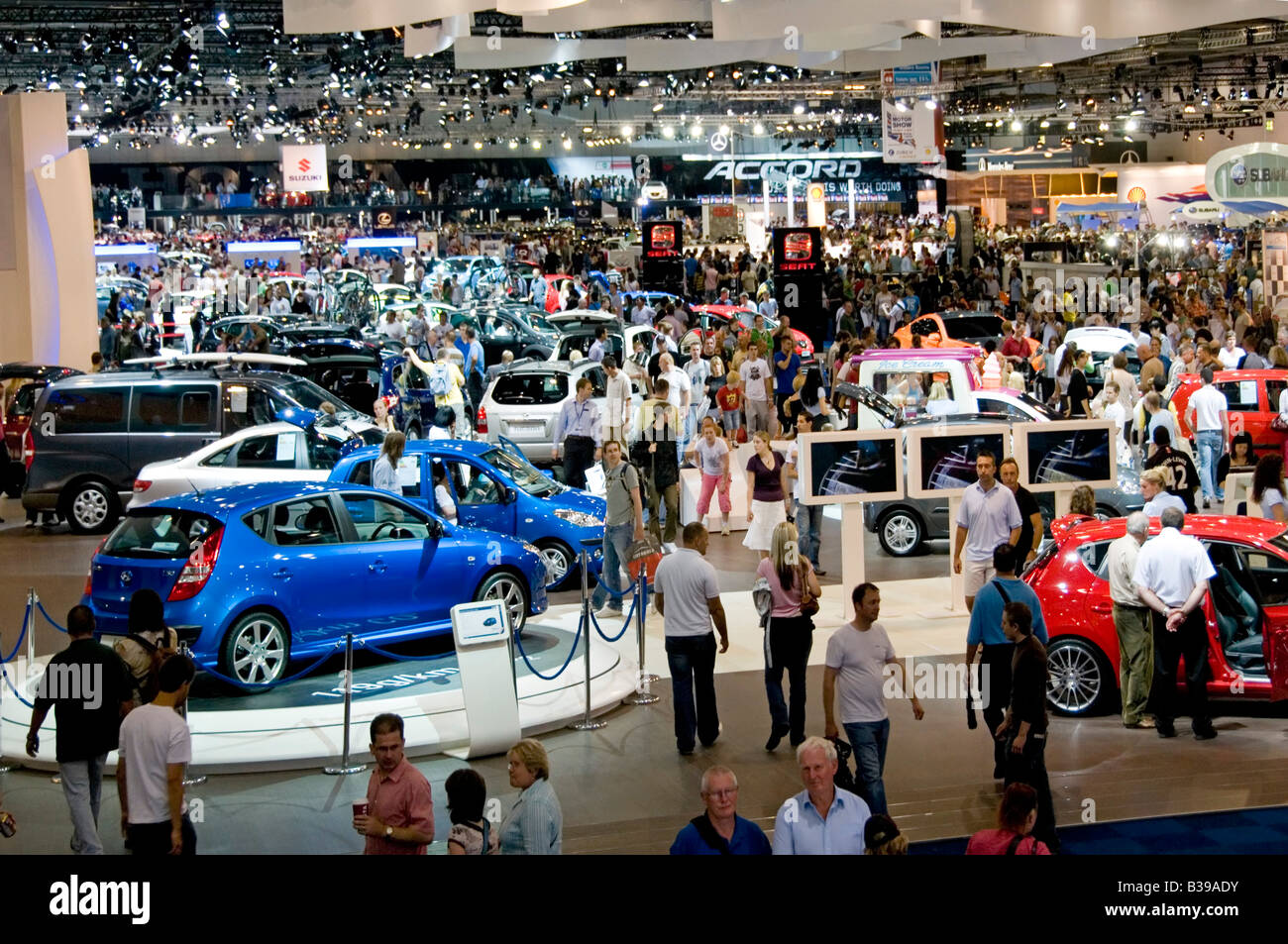 Der British International Motor Show im Excel Exhibition Center London Stockfoto