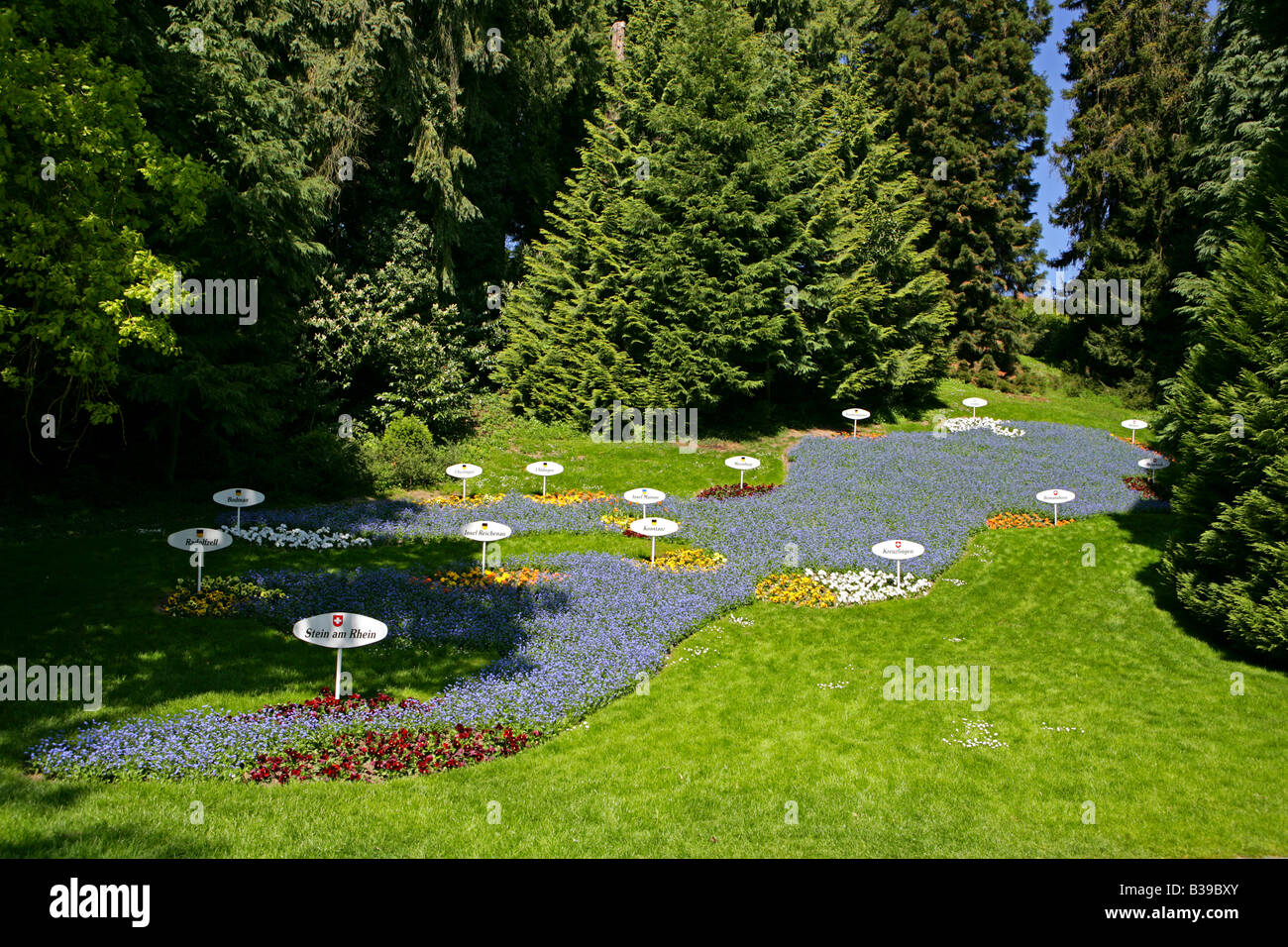 Deutschland, Bodensee, Insel Mainau, Deutschland am Bodensee, Insel Mainau Stockfoto