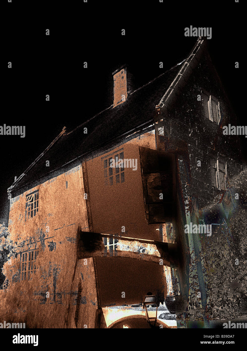 Haunted House Stockfoto