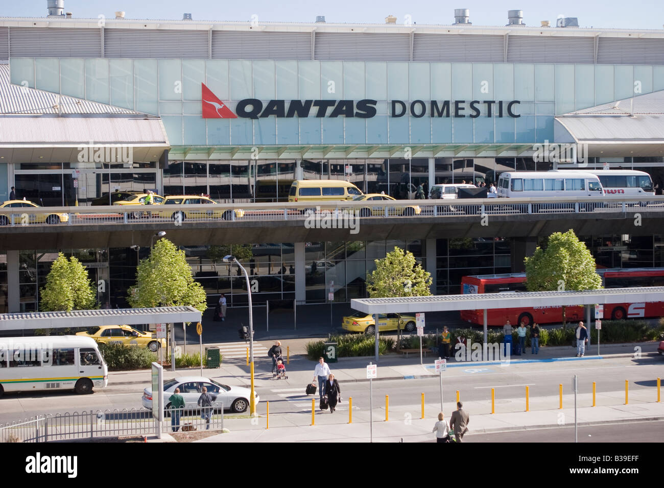 Domestic Terminal Flughafen Melbourne Australien Stockfoto