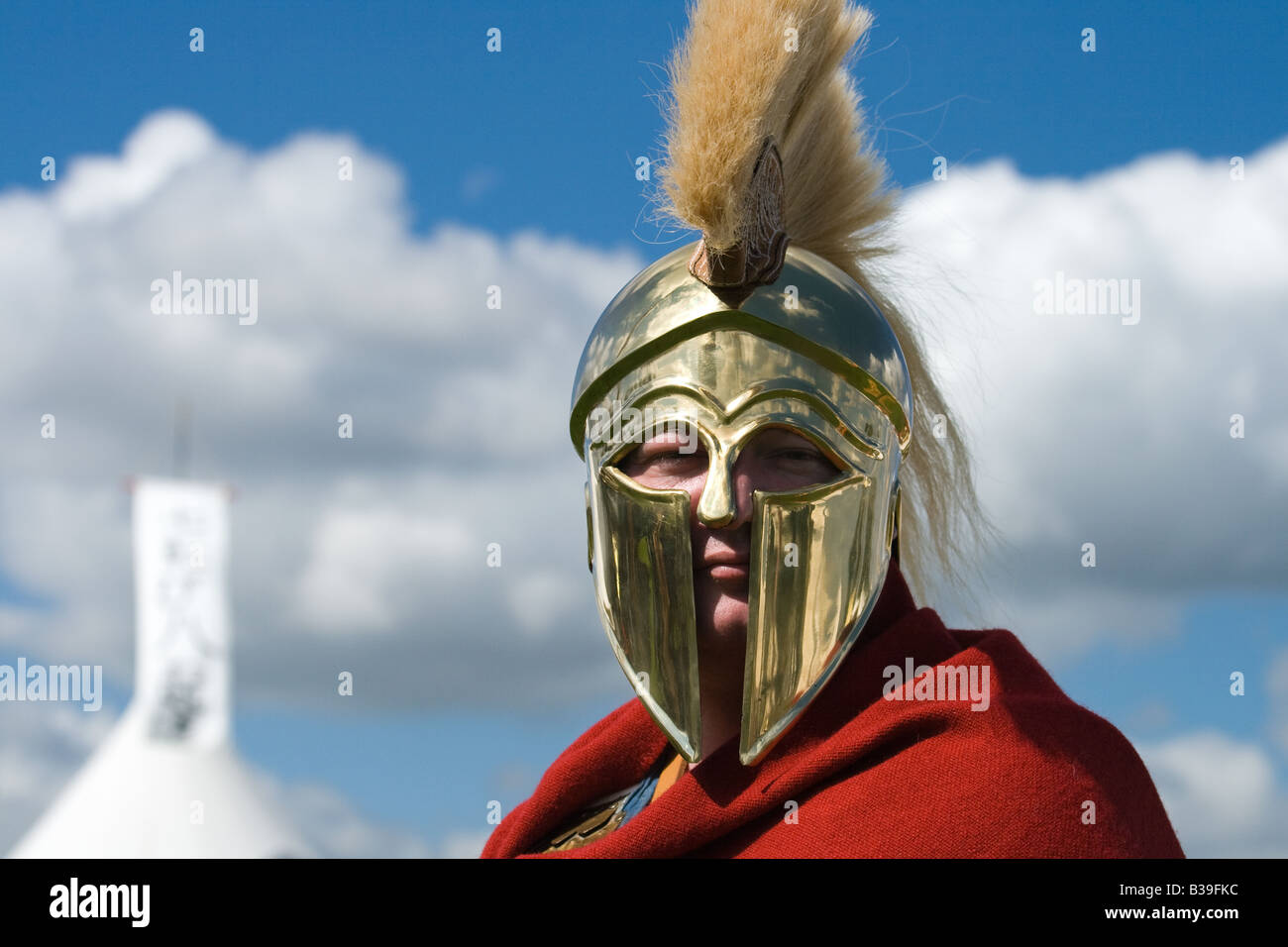 Antiken griechischen Soldaten Stockfoto