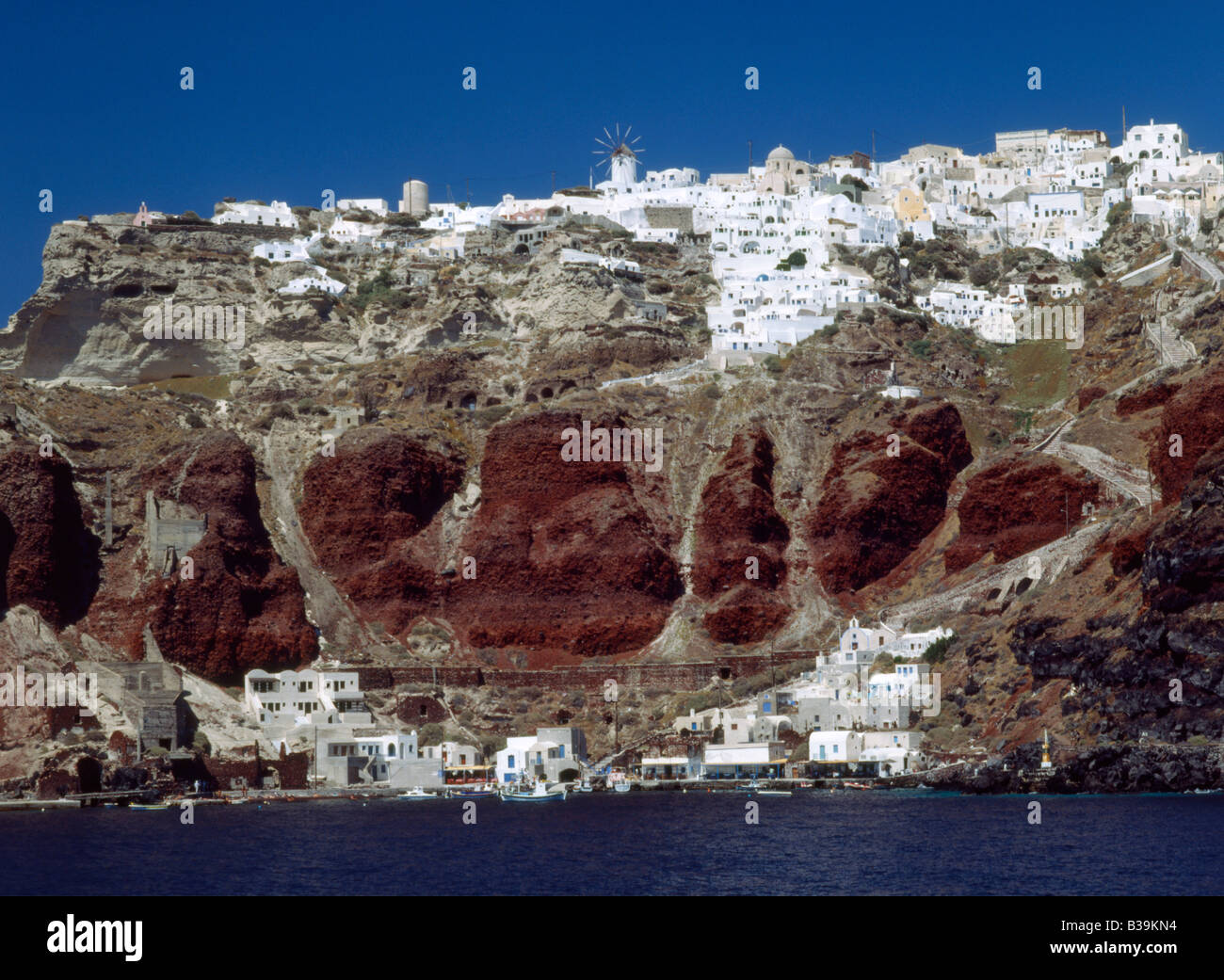 Griechenland Cyclades Santorini Oia Stockfoto