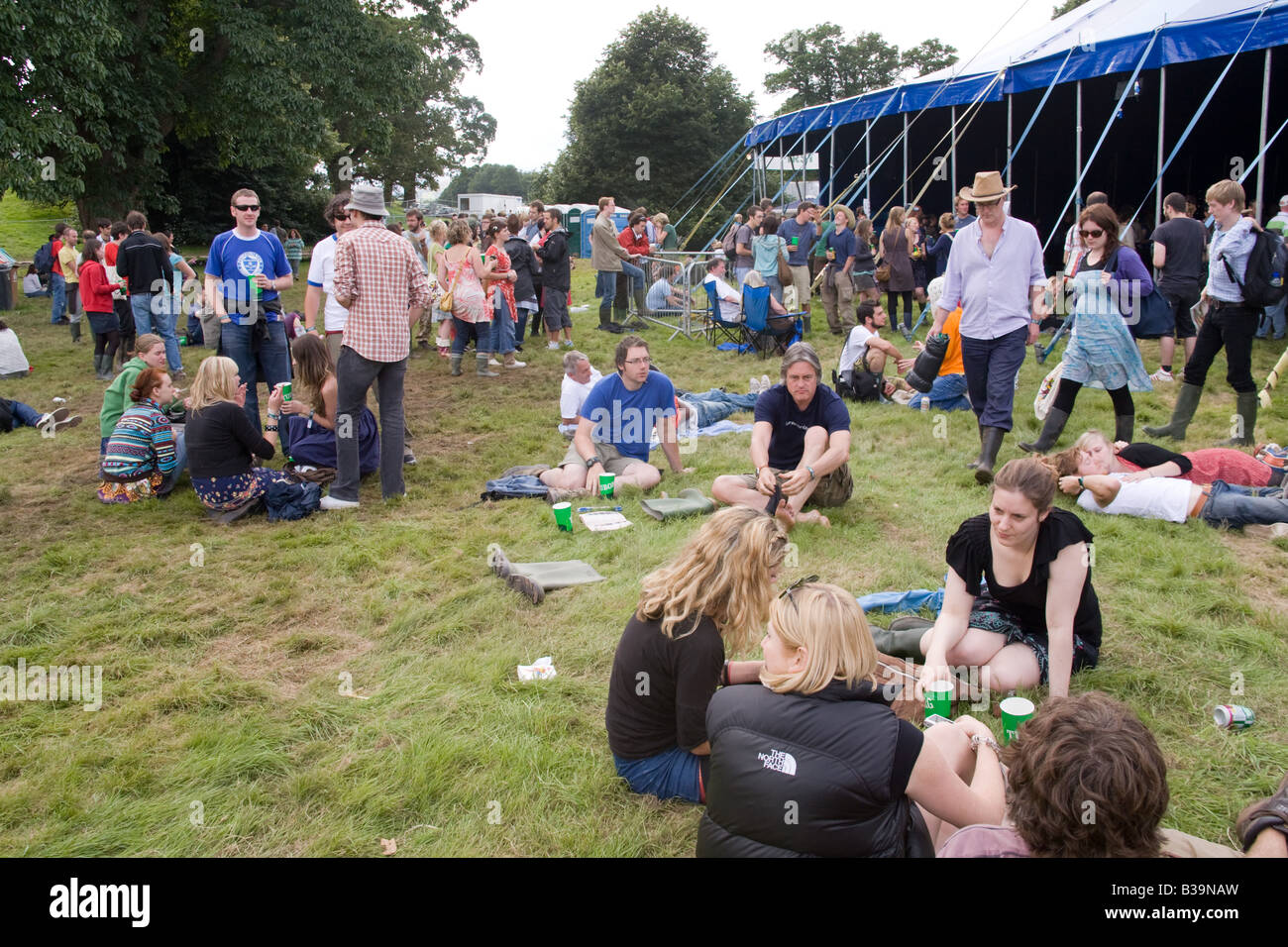 Greenman Festival 2008 Glanusk Park Brecon Beacons Wales U K Stockfoto