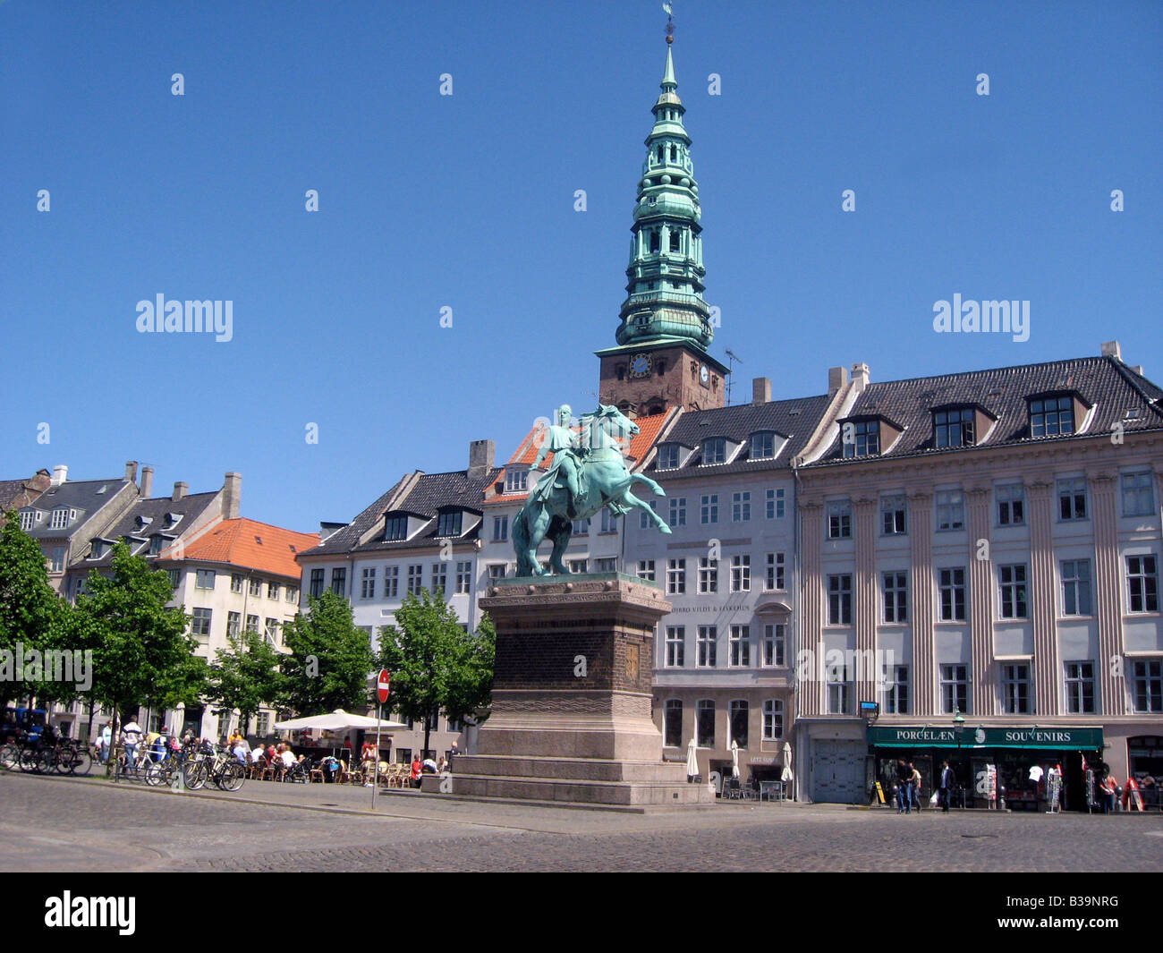 Rathausplatz, Kopenhagen, Dänemark Stockfoto