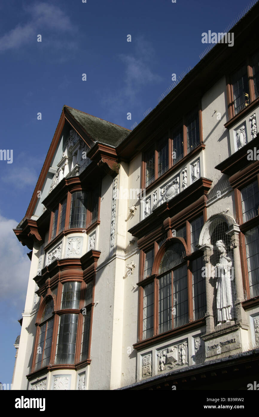 Stadt von Derby, England. Das Gebäude im Stil sehr dekorativen Kunsthandwerk wurde von Albert Bromley entworfen. Stockfoto