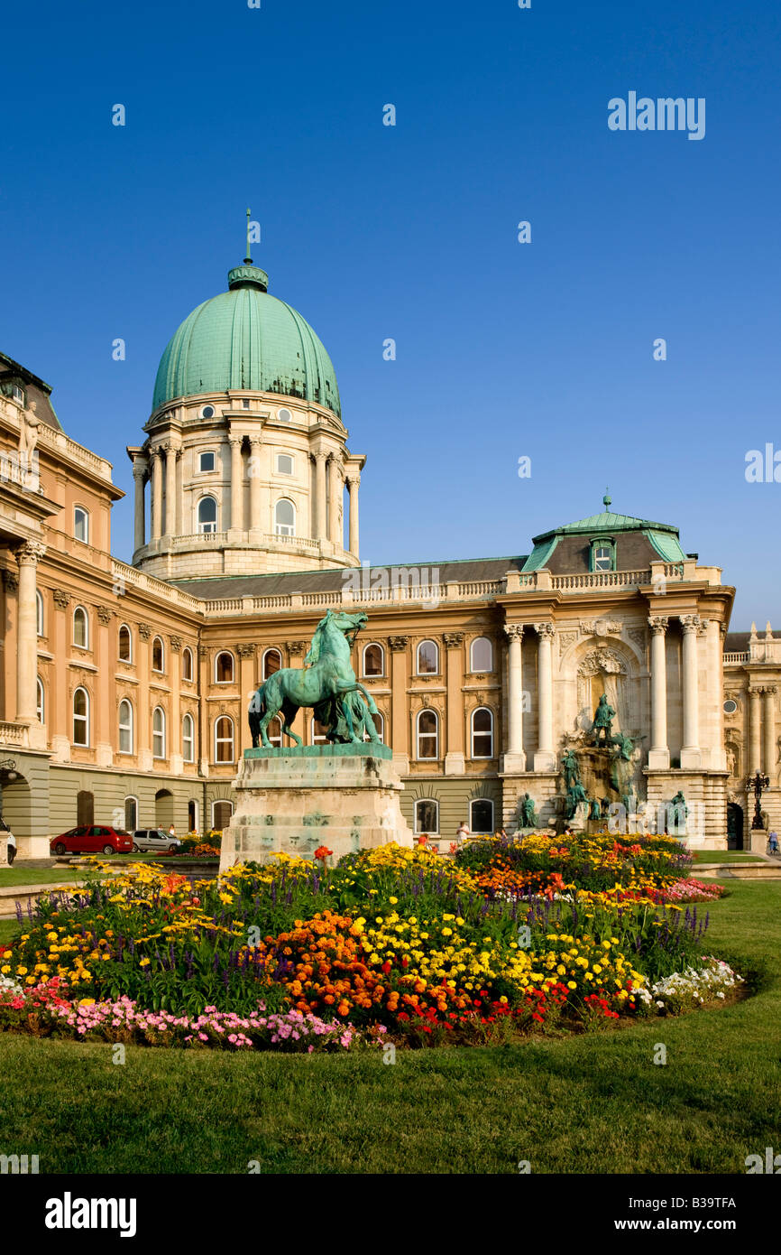 Der königliche Palast in Budapest Ungarn Stockfoto
