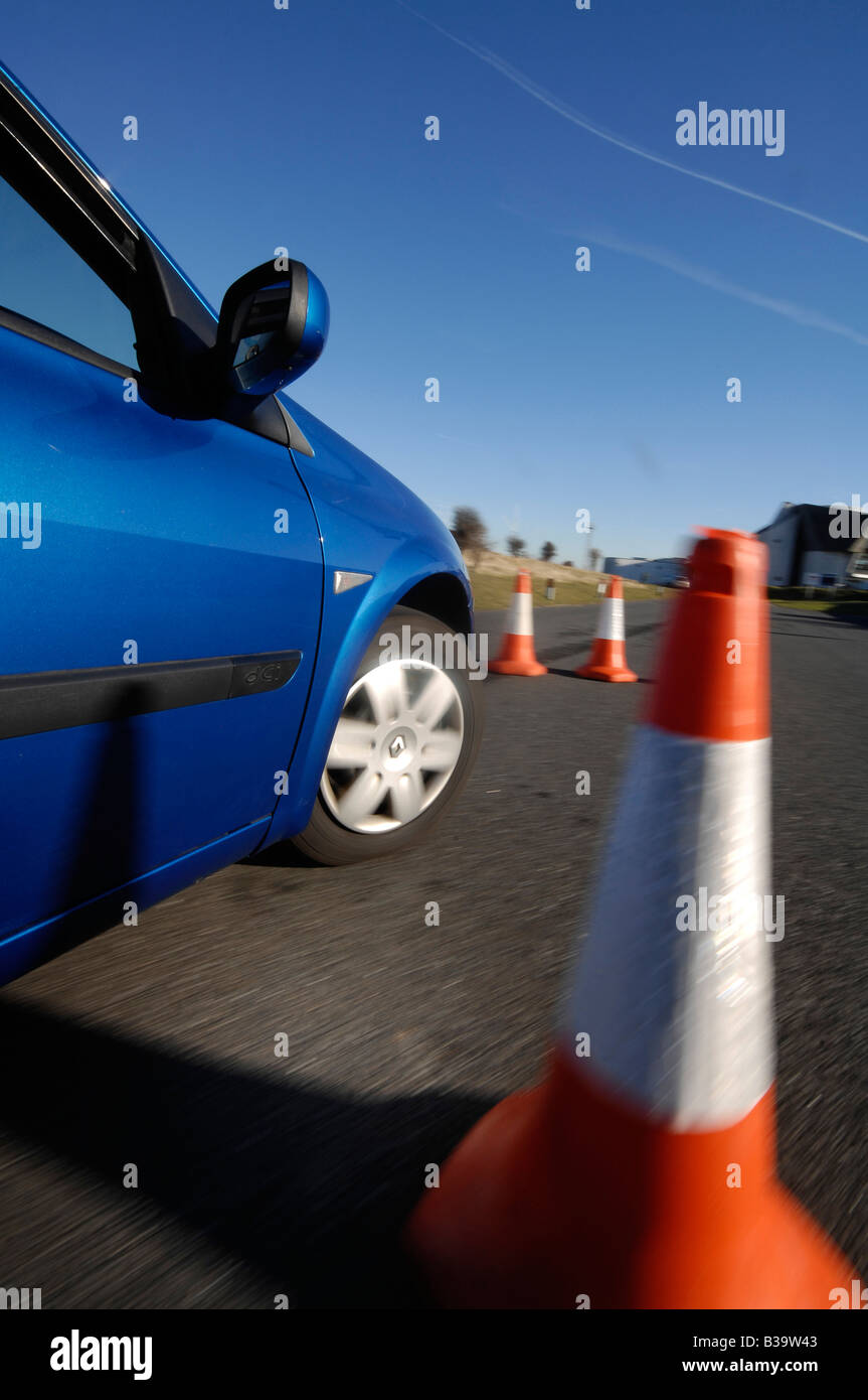 Erweiterte, Anfahrtsbeschreibung Stockfoto