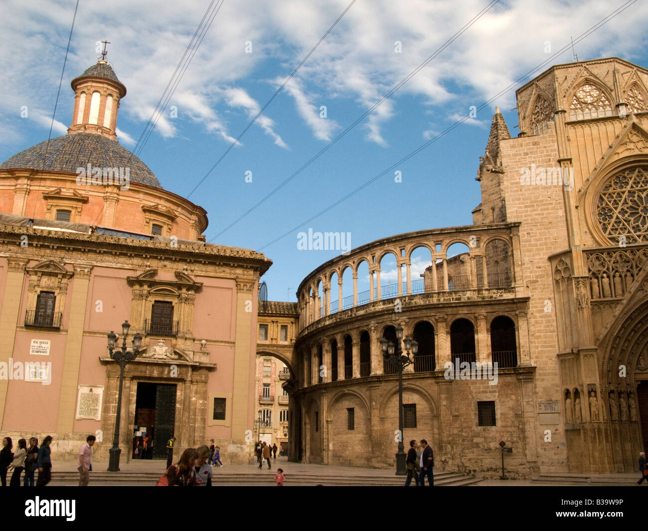 Kathedrale von Valencia Stockfoto