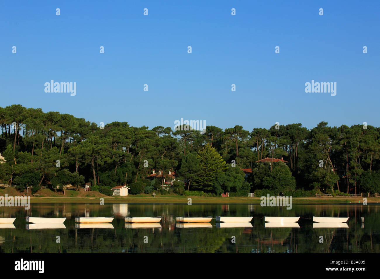 Hossegor See, Frankreich Stockfoto