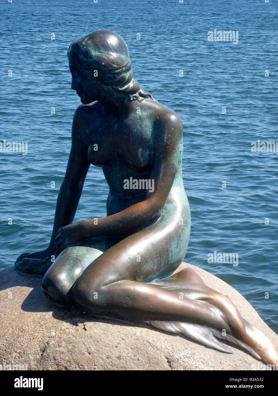 Die kleine Meerjungfrau, Kopenhagen, Dänemark Stockfoto