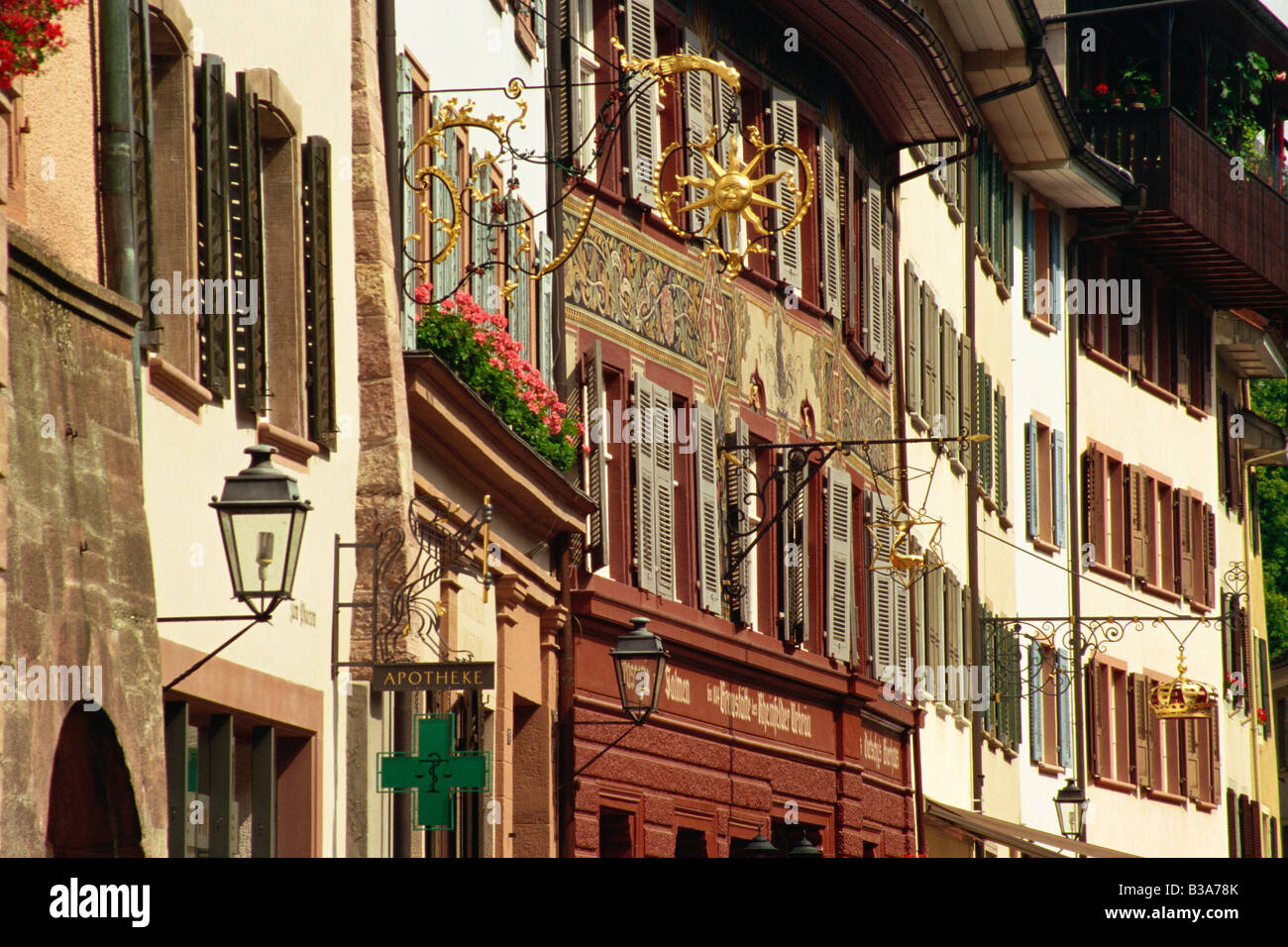 Altstadt, Rheinfelden, Aargau, Schweiz Stockfoto, Bild 19279587 Alamy