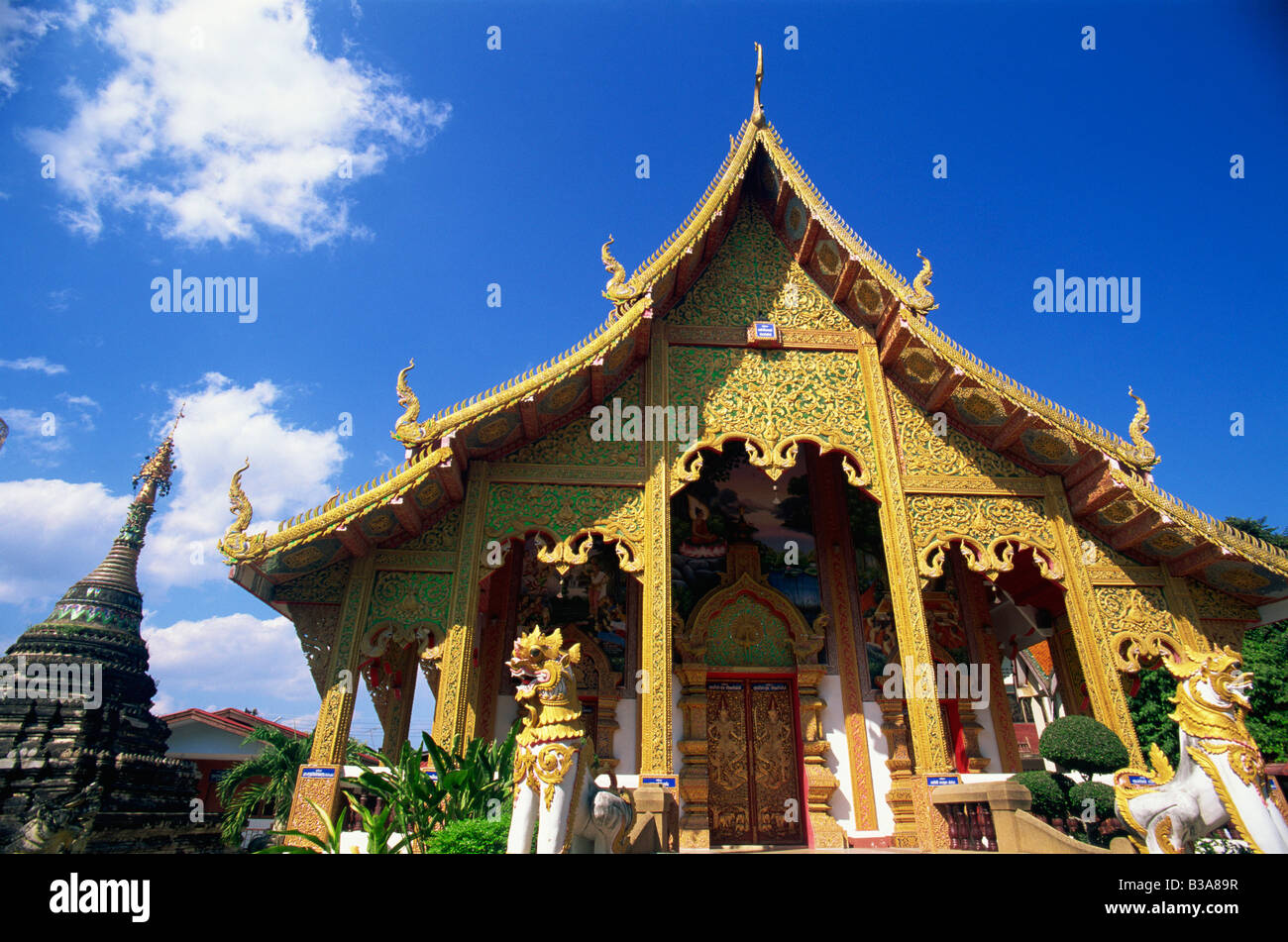 Thailand, Chiang Mai, Wat Chetawan Stockfoto