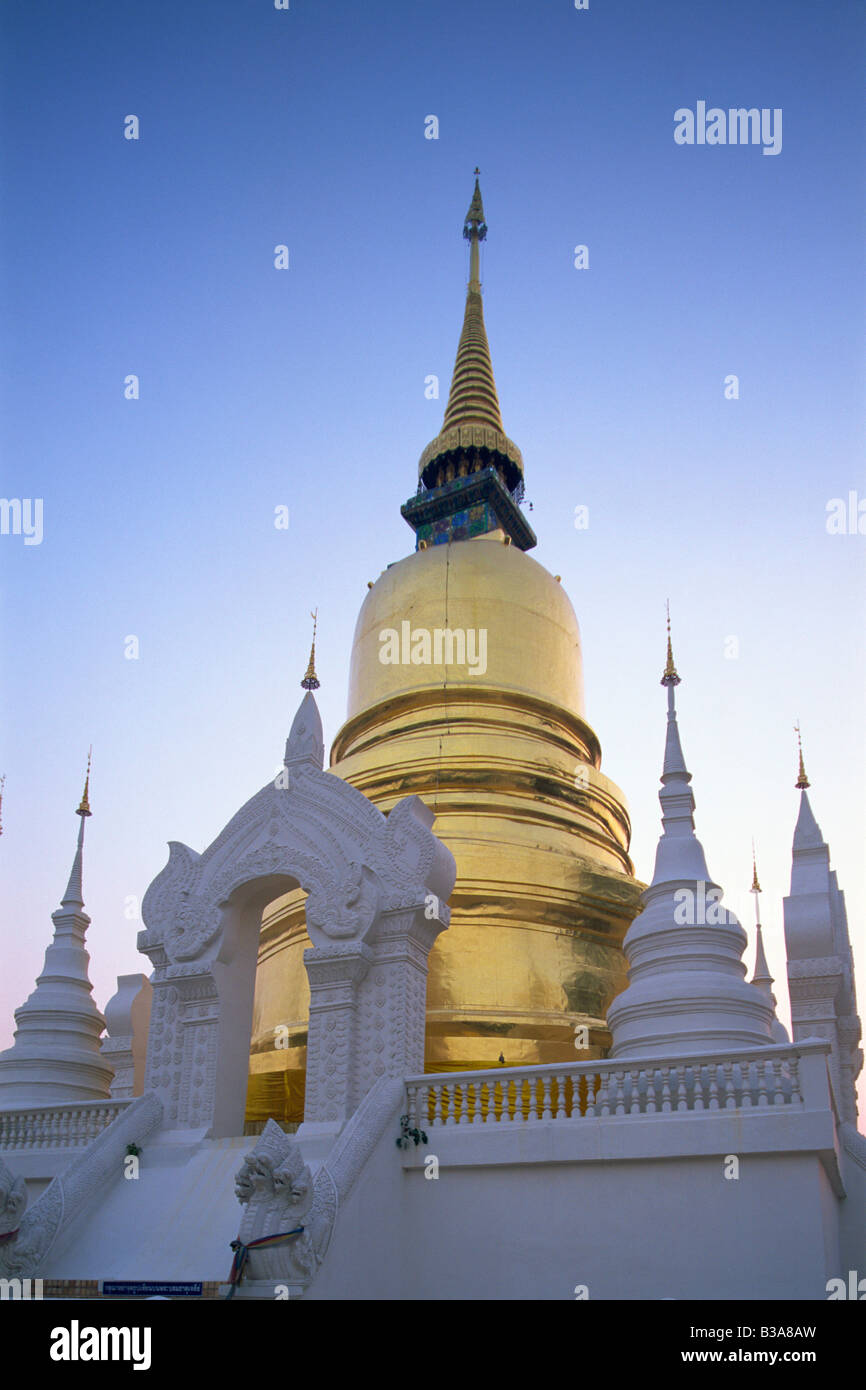 Thailand, Chiang Mai, Wat Suan Dok Stockfoto