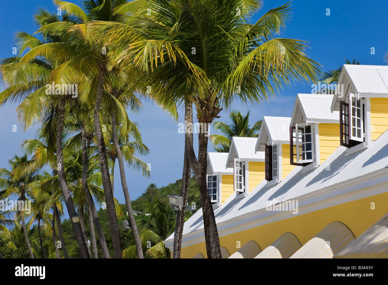 Karibik, Antigua, Dickenson Bay beach Stockfoto