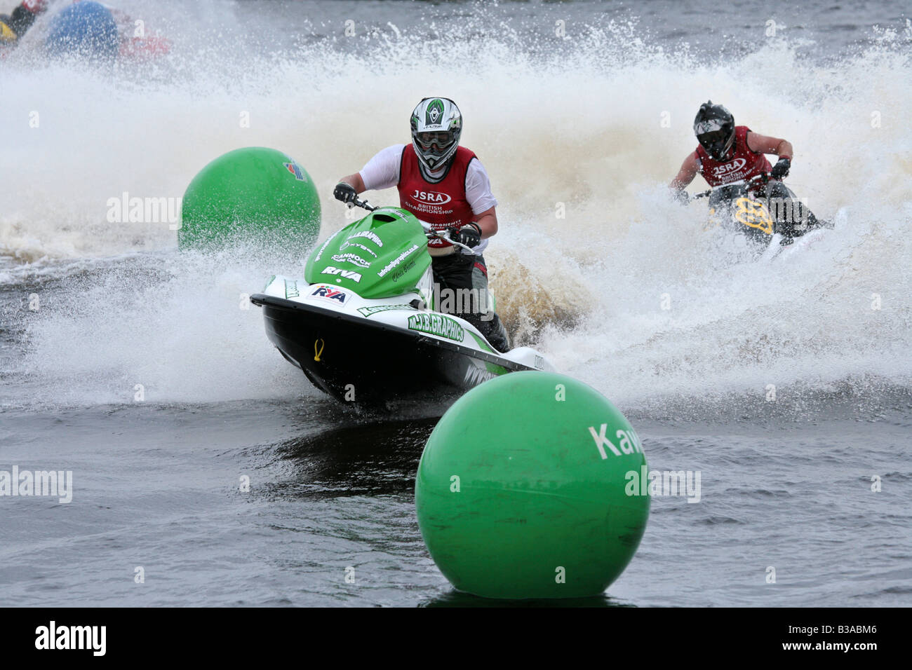 2007 Jet-Ski-Meisterschaften auf dem River Tees in Stockton on Tees Stockfoto