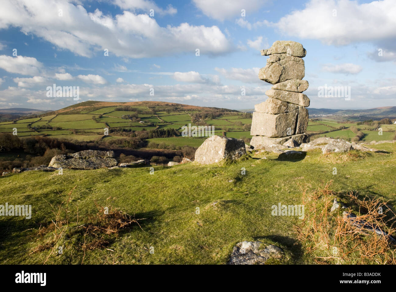 Bowerman die Nase auf Hayne unten Dartmoor in Devon. Stockfoto