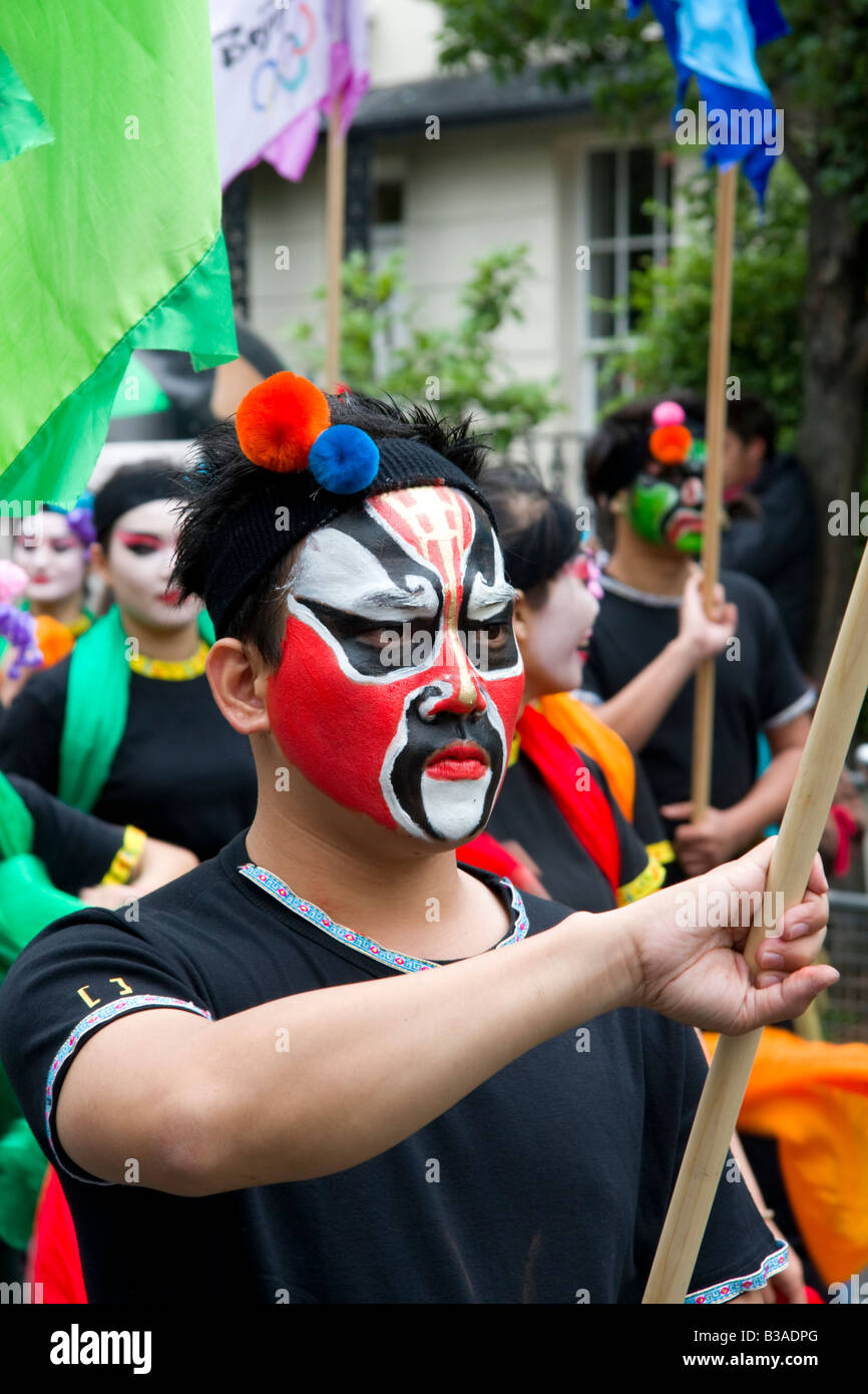 Künstler an der Notting Hill Carnival, London, England, UK.  25. August 2008. Stockfoto