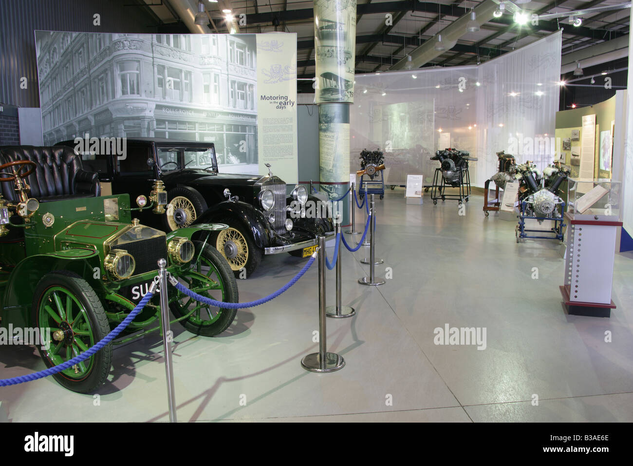 Stadt von Derby, England. Rolls Royce Heritage Centre, das innerhalb von Rolls-Royce Lern- und Career Development Center untergebracht ist. Stockfoto