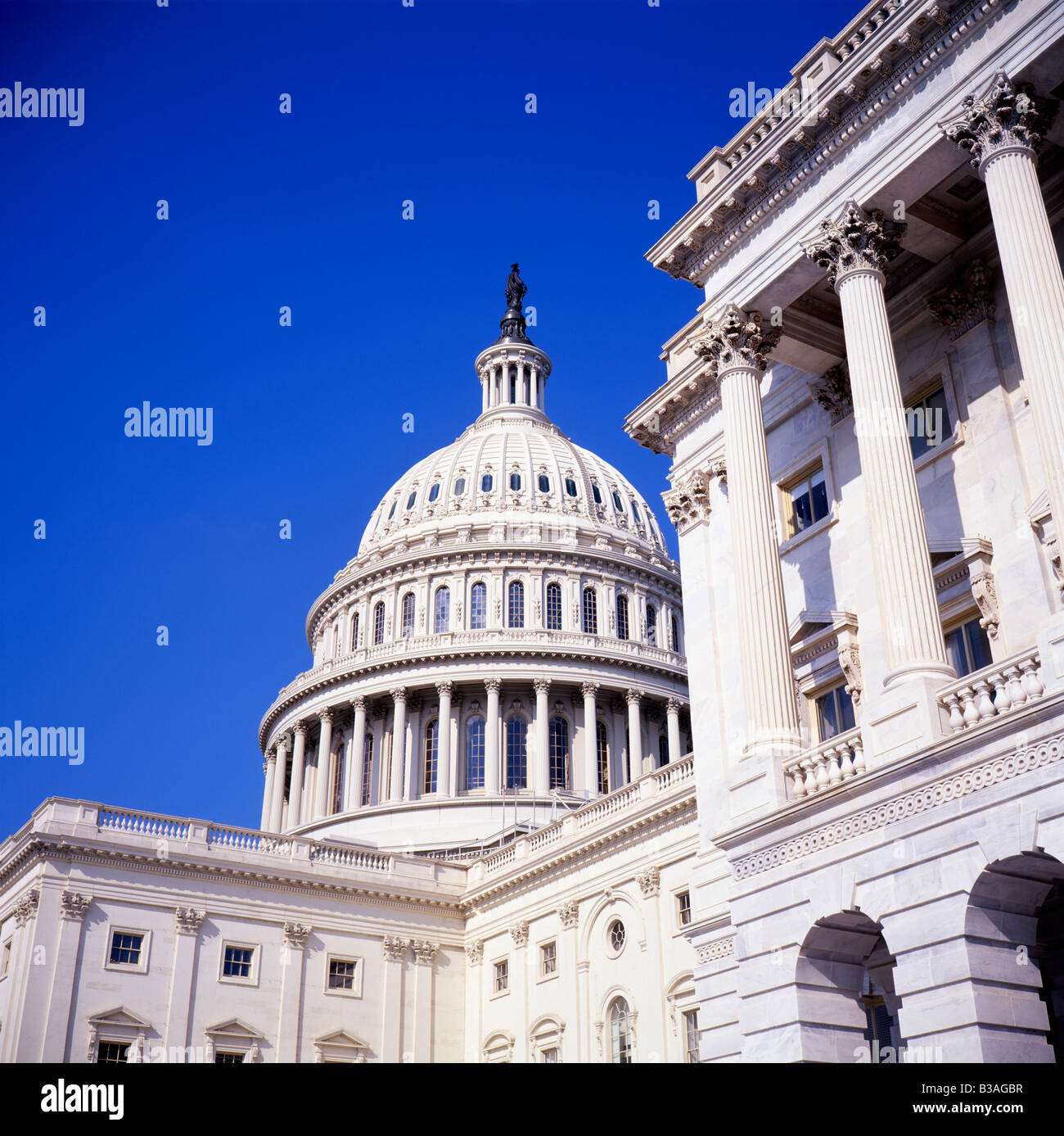 USA Washington Bezirk von Kolumbien Capitol Hill Capitol Building Stockfoto