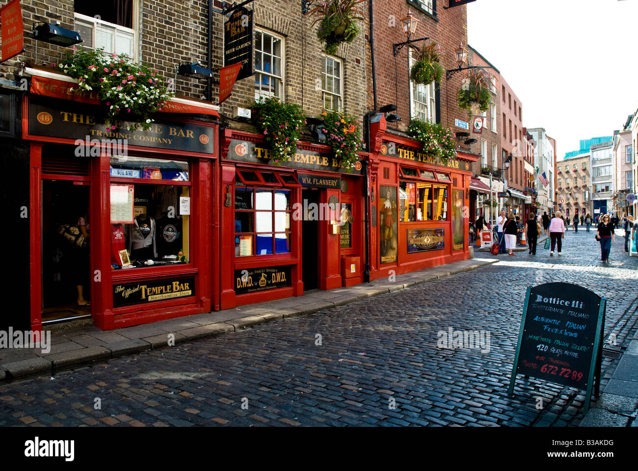 Der Temple Bar Pub in Temple Bar Viertel von Dublin, Irland Stockfoto