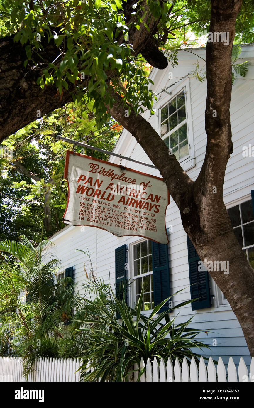 Pan American es erste Büro Stockfoto