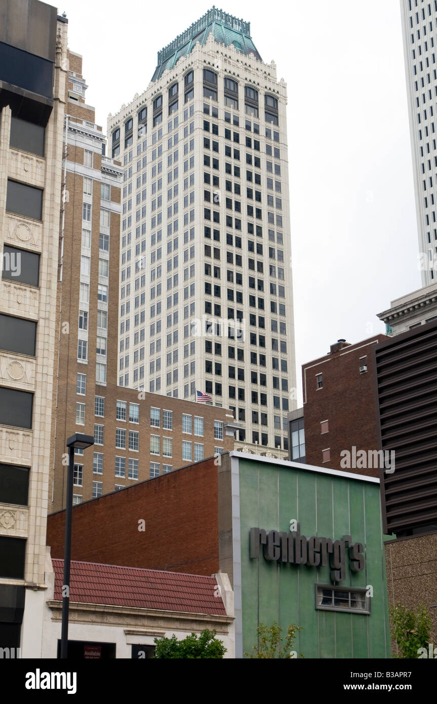 Die Innenstadt von Tulsa Stockfoto