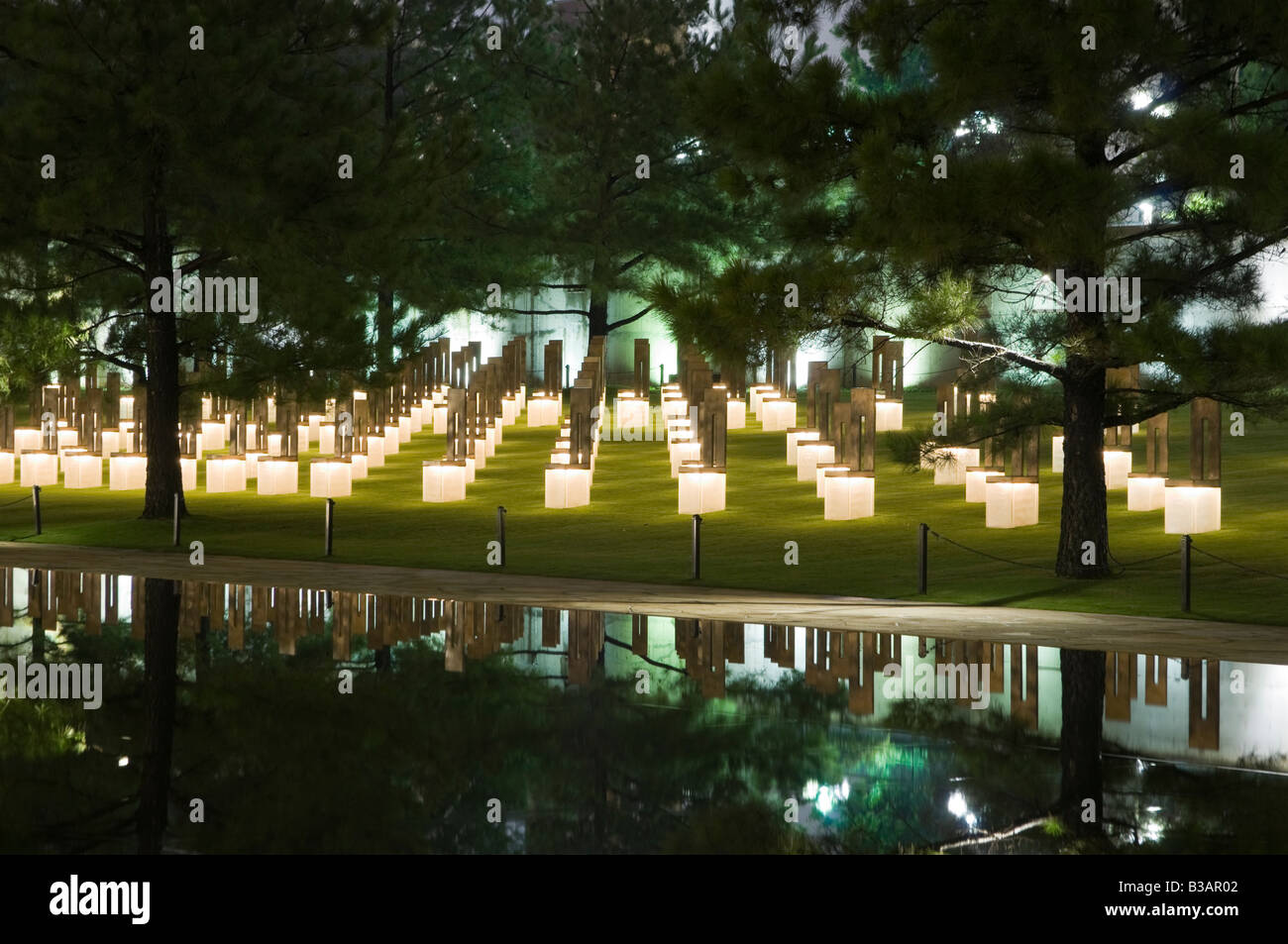 Oklahoma City National Memorial Stockfoto