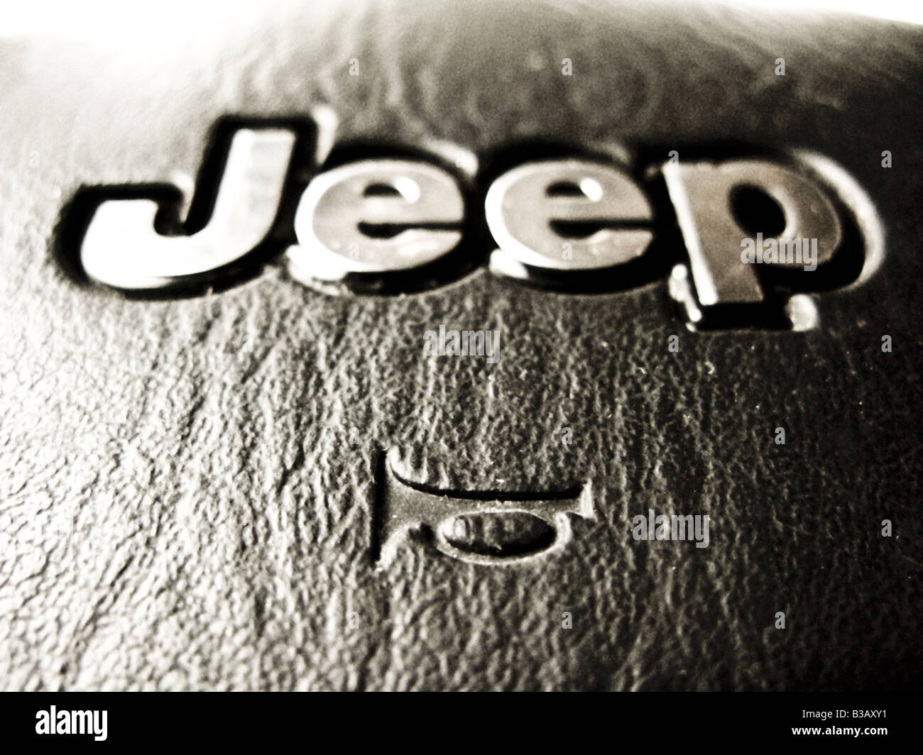 Autohupe hautnah Stockfoto