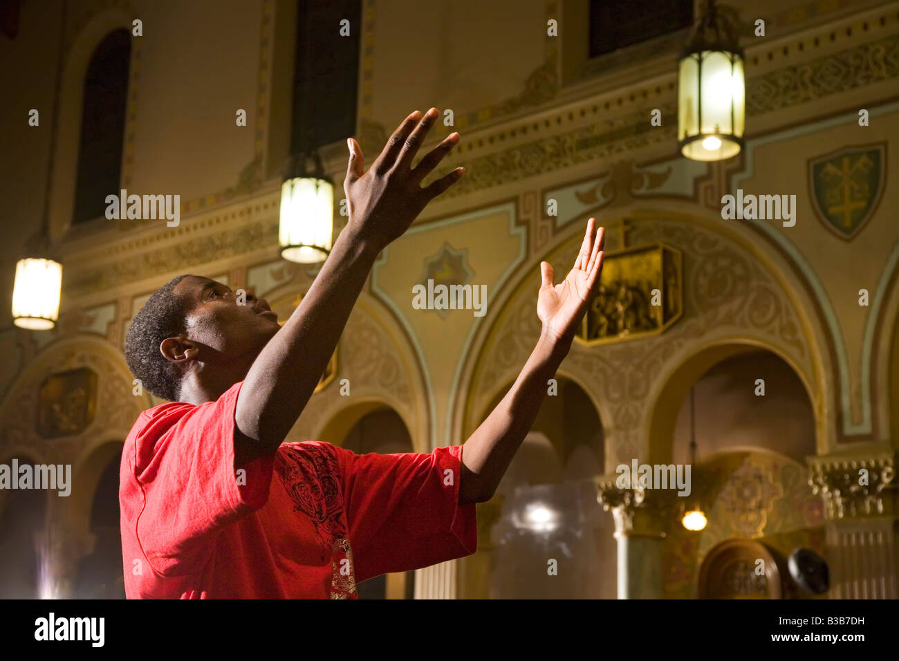 Gospel-Chor-Konzert Stockfoto