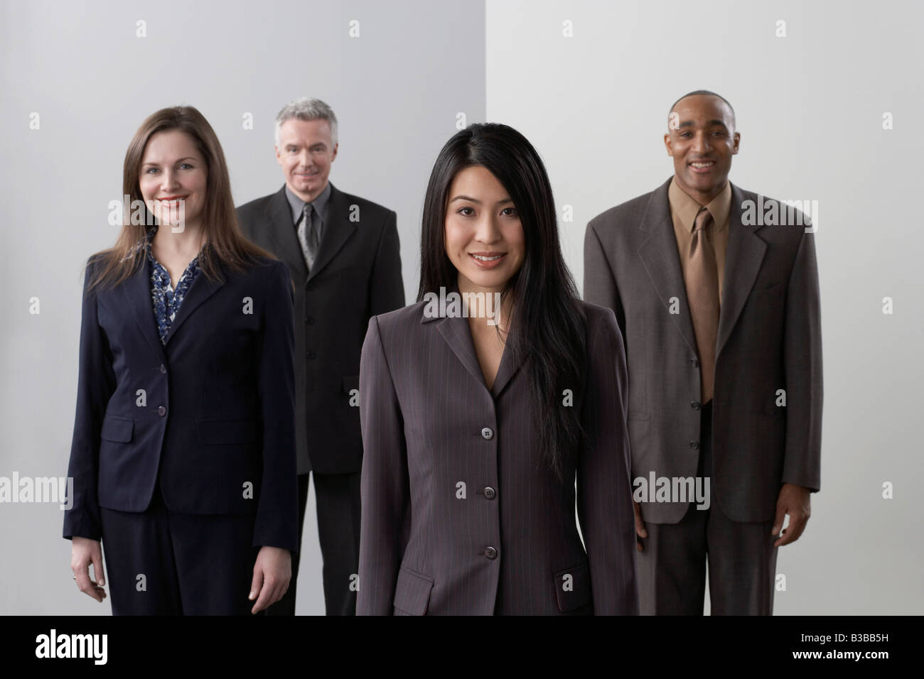 Gruppenbild von Geschäftsleuten Stockfoto