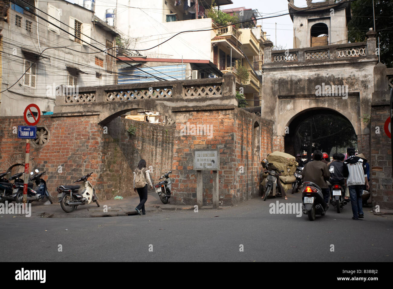 Straßenszene, Hanoi, Vietnam Stockfoto