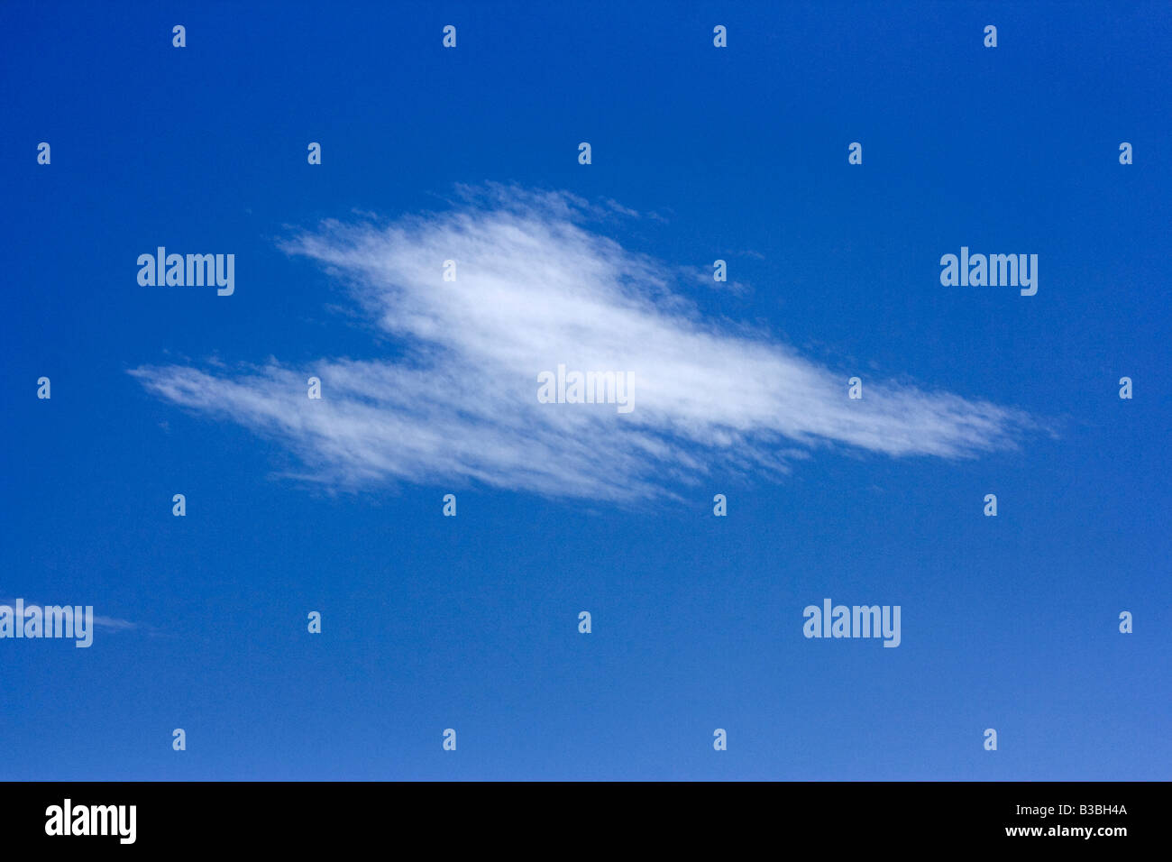 Stillleben-herzförmige Wolke Stockfoto