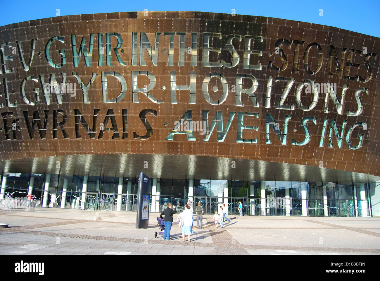 Wales Millennium Centre, Bucht von Cardiff, Cardiff, South Glamorgan, Wales, Großbritannien Stockfoto